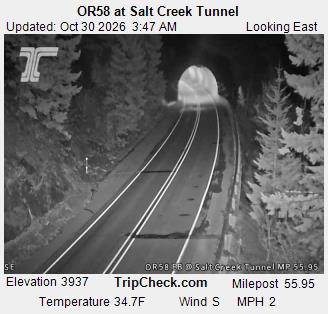OR58 at Salt Creek Tunnel